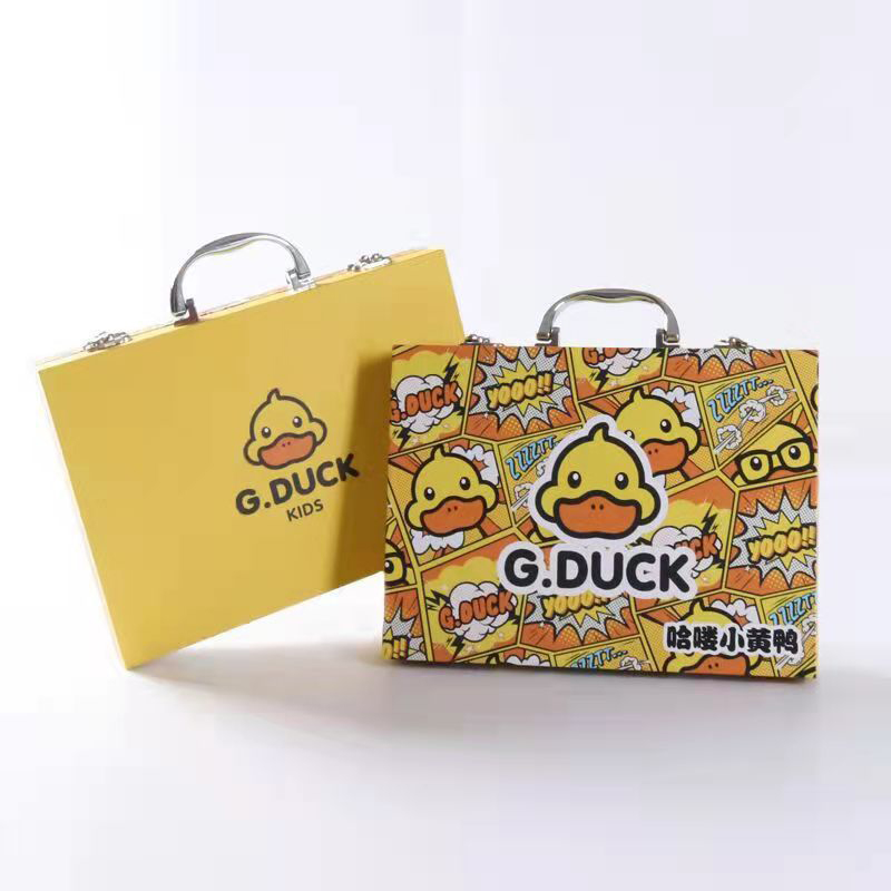 G.DUCK 67-piece paintbrush gift set Diy doodle stationery children's watercolor pencil crayons art supplies