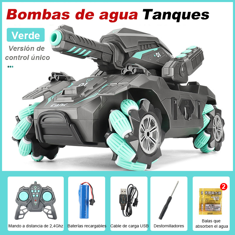 Remote control tank drift gesture-sensitive toy car armored car water bomb tank children's toys