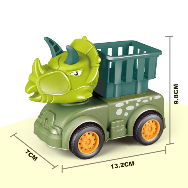 Children press back toy car construction car excavator baby toy car baby puzzle small car