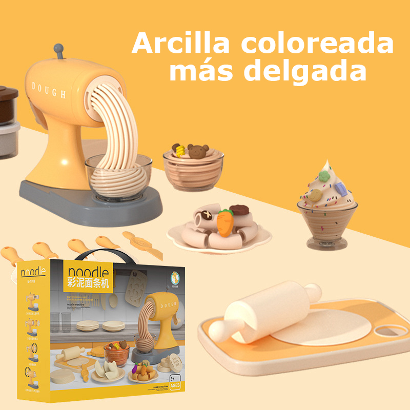 Yoyo deer colored clay noodle machine play dough ice cream machine ice cream machine children girls play house kitchen toys