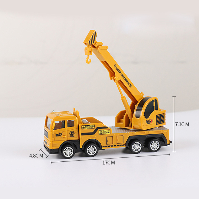 Children's toy cars construction vehicles wholesale market stall excavator model sets boys inertia excavator toys