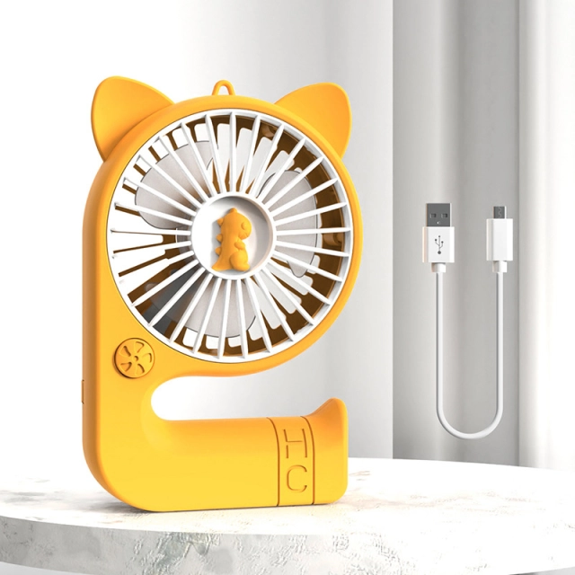 USB small fan type student dormitory portable mini rechargeable silent baby bed handheld charge small electric fan