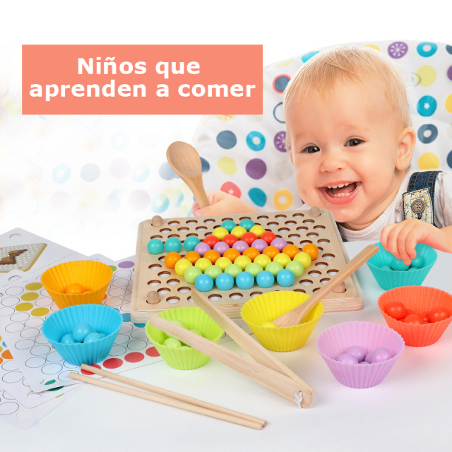 Infants and toddlers focus thinking training puzzle clip beads parent-child table games educational games early education toys