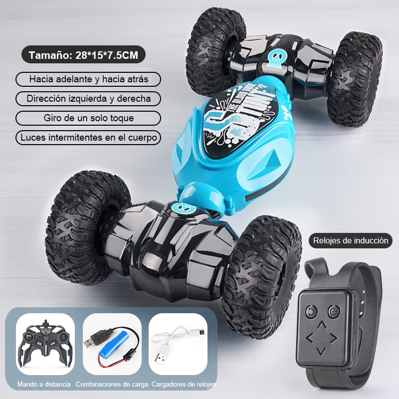 Gesture sensor twist change car stunt drift deformation off-road hand control children's boys' toys watch remote control car RC