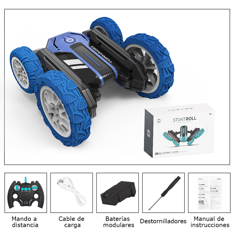 Remote control car blooming alloy stunt car double-sided off-road vehicles children's electric toy car shake rc tipping car