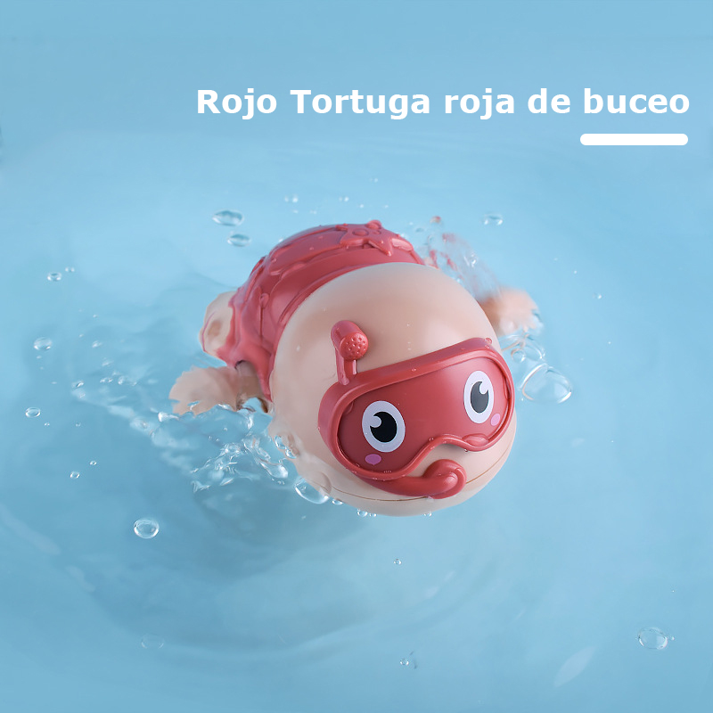 Baby bath toys wind-up water play swimming small white goose children clockwork small turtle bathroom floating toys