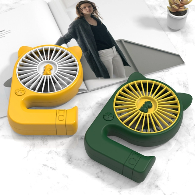 USB small fan type student dormitory portable mini rechargeable silent baby bed handheld charge small electric fan