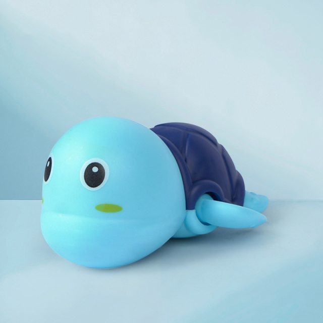 Baby water play toys small dolphin bath small turtle summer bathroom children winding toys