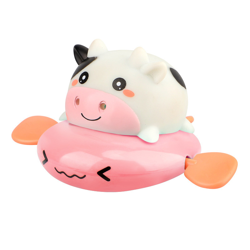 Baby water play toys small dolphin bath small turtle summer bathroom children winding toys