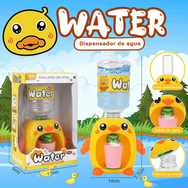 Large children can drink water fountain fun boxed simulation play house beverage machine kitchen toys