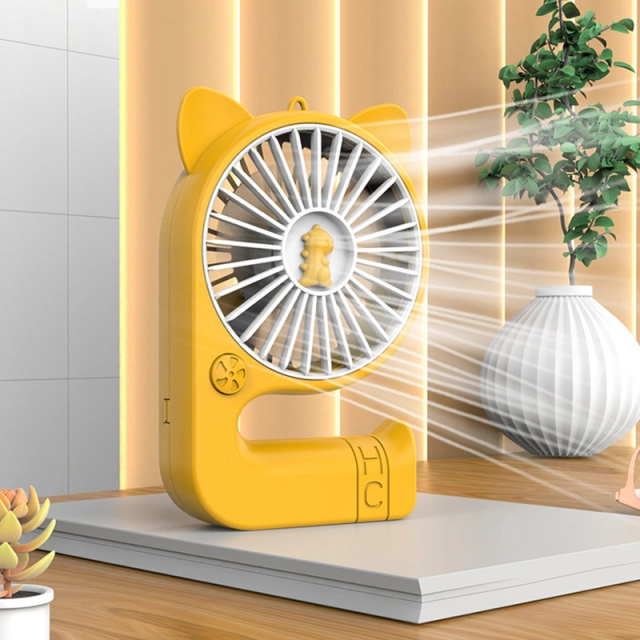 USB small fan type student dormitory portable mini rechargeable silent baby bed handheld charge small electric fan