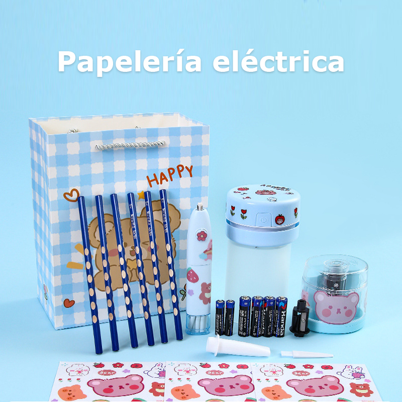 Electric stationery to start the school year gift package children a third grade male elementary school students girls school supplies gift box thing set