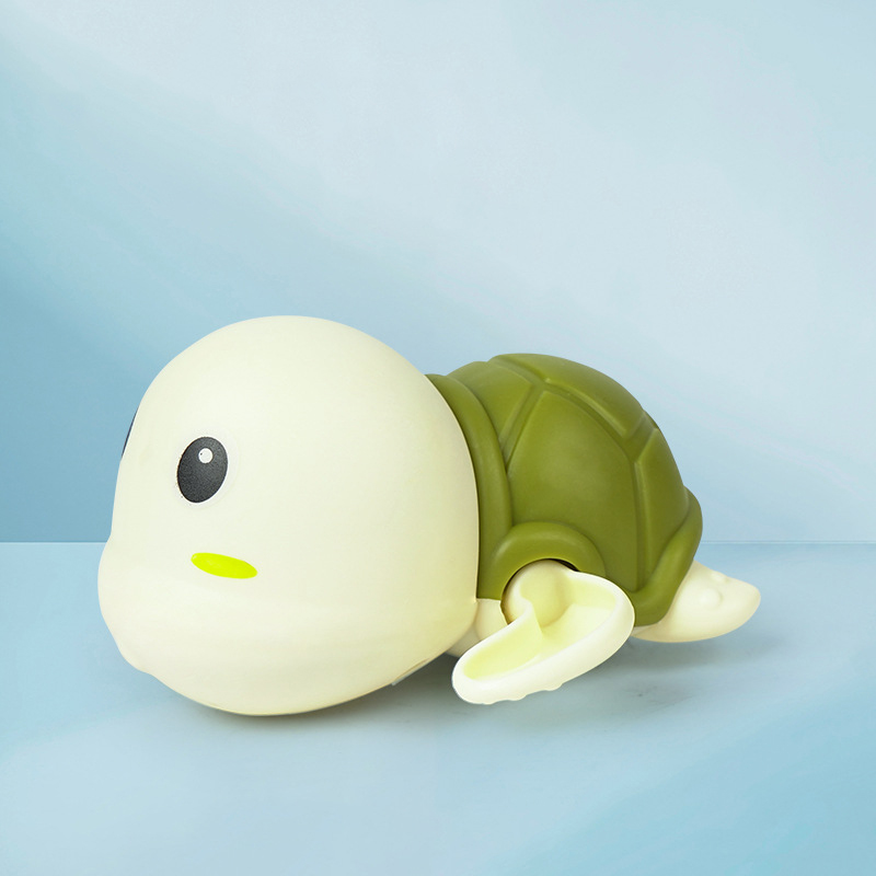 Baby water play toys small dolphin bath small turtle summer bathroom children winding toys