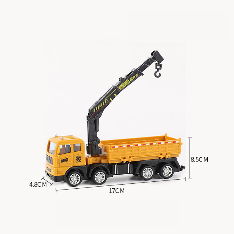 Children's toy cars construction vehicles wholesale market stall excavator model sets boys inertia excavator toys