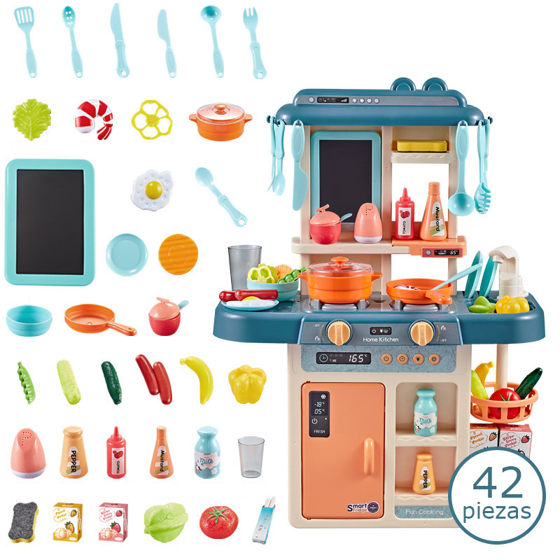 Bebiya play house kitchen toys children's educational spray out of water cooking cooking simulation toy set