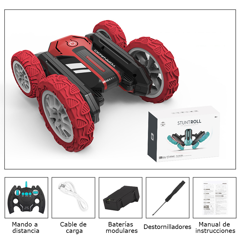 Remote control car blooming alloy stunt car double-sided off-road vehicles children's electric toy car shake rc tipping car