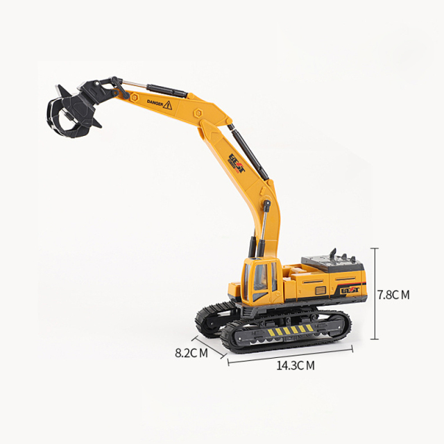 Children's toy cars construction vehicles wholesale market stall excavator model sets boys inertia excavator toys