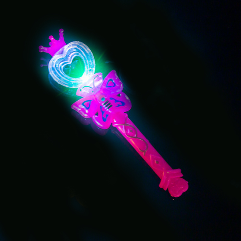 Princess flash magic wand children's light-emitting toys fairy wand stall night market to attract small toys