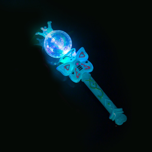 Princess flash magic wand children's light-emitting toys fairy wand stall night market to attract small toys