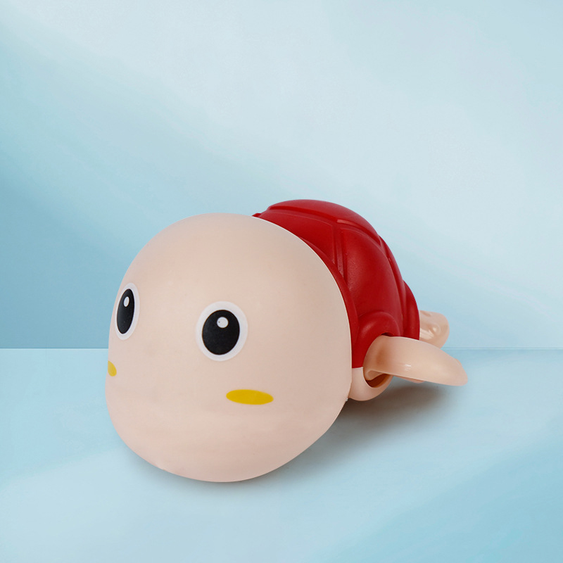 Baby water play toys small dolphin bath small turtle summer bathroom children winding toys
