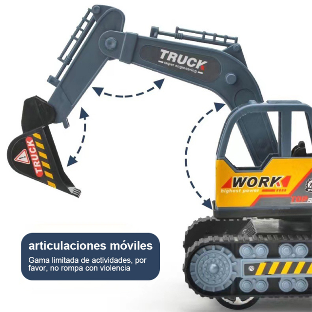 Children's toys electric remote control excavator large simulation digging two pass engineering car boys toys
