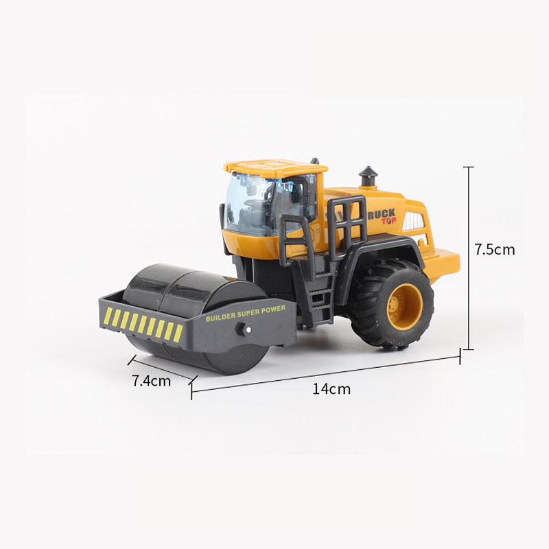Children's toy cars construction vehicles wholesale market stall excavator model sets boys inertia excavator toys