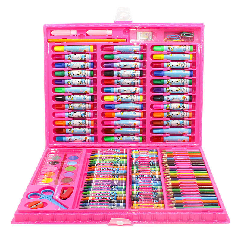 Color pencil student supplies children's paintbrush set color pen crayon watercolor pen set wholesale stationery supplies learning
