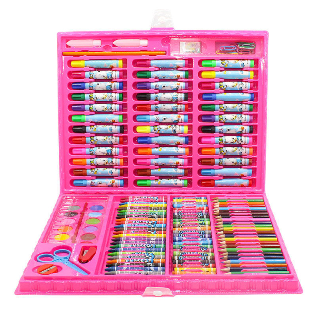 Color pencil student supplies children's paintbrush set color pen crayon watercolor pen set wholesale stationery supplies learning