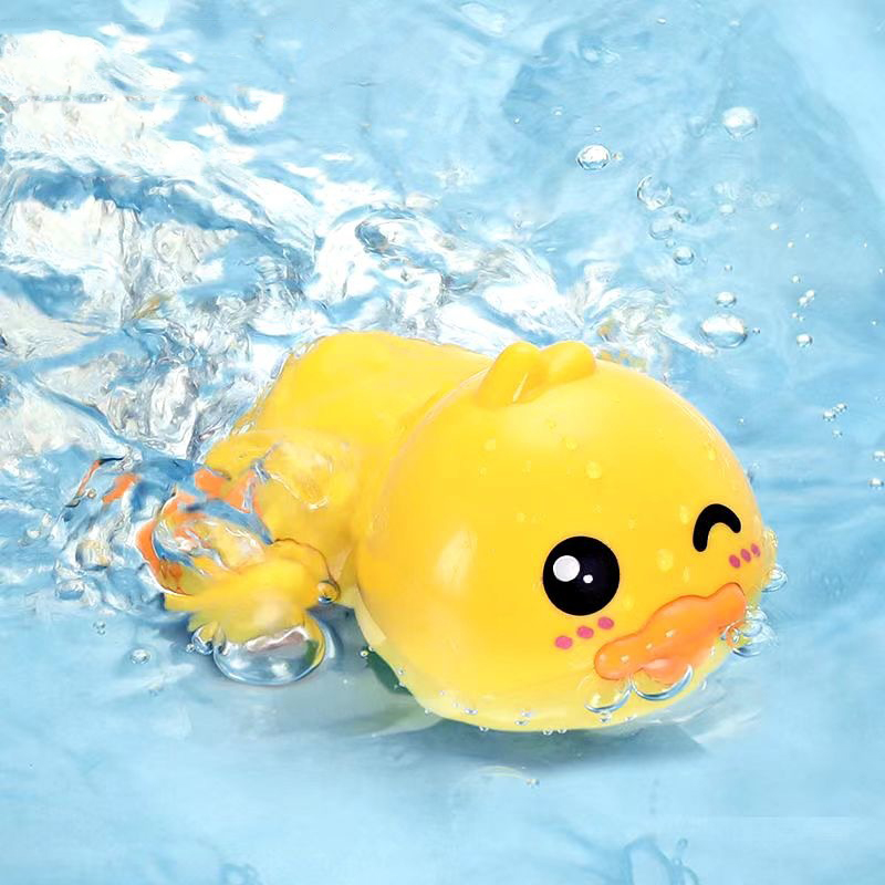 Baby water play toys small dolphin bath small turtle summer bathroom children winding toys