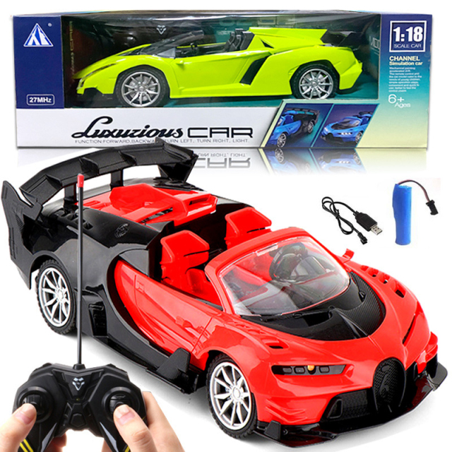Children's rechargeable remote control car electric remote control four-way toy car off-road high-speed drift car
