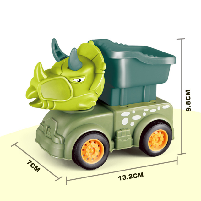 Children press back toy car construction car excavator baby toy car baby puzzle small car