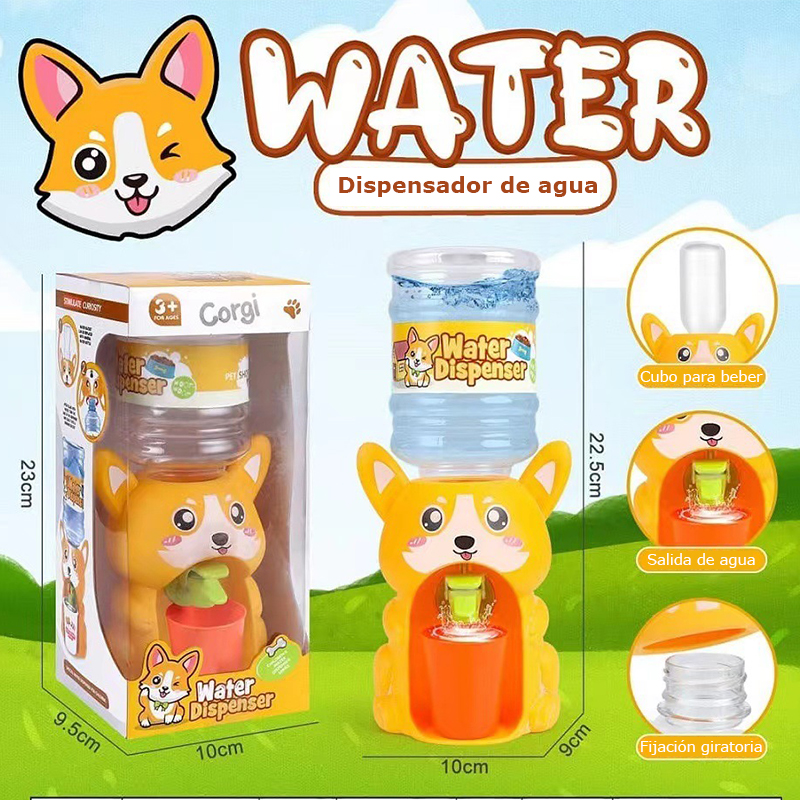 Large children can drink water fountain fun boxed simulation play house beverage machine kitchen toys
