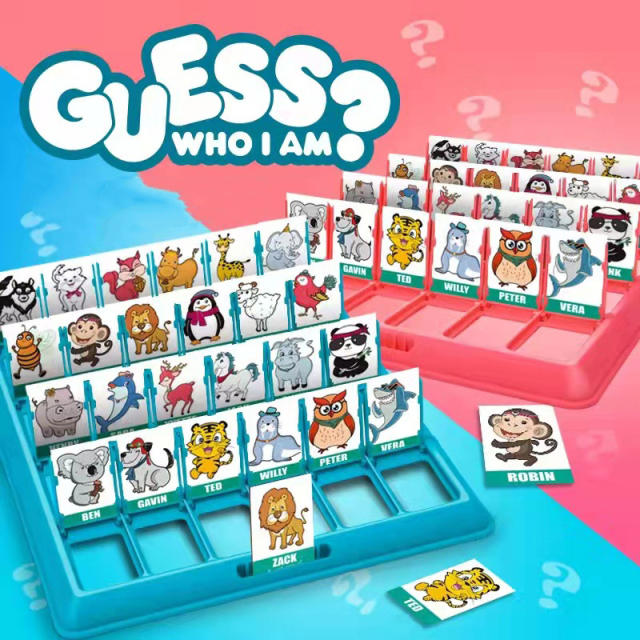 Guess who I am board game educational toys children's logic thinking training attention pairs against parent-child interaction