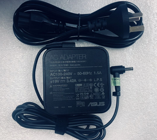 Asus Laptop Adapter 19V 3.42A 65W 4.5X3.0mm for EXA1203YH Asus B400A Notebook