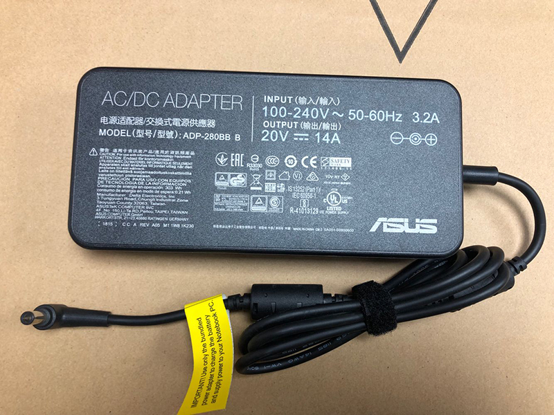 Genuine 20V 14A 280W ASUS ROG G703GS G703GI G703GX-XS71 ADP-280BB B AC Adapter Power Charger