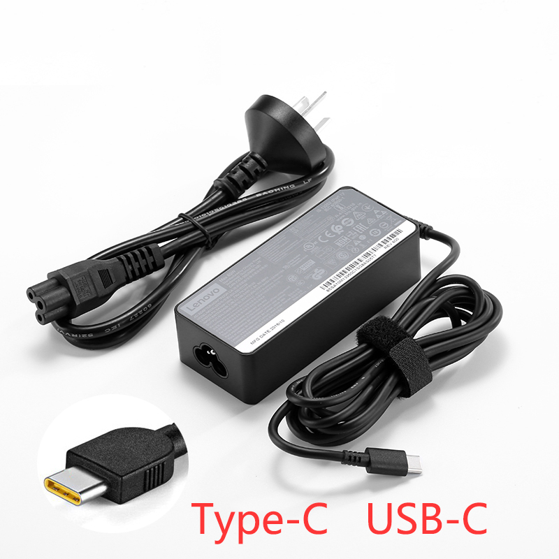 20V 3.25A 65W USB Type C Ac Power Adapter Charger for Lenovo Thinkpad X1 carbon Yoga5 X270 X280 T580 P51s P52s E480 E470 Laptop