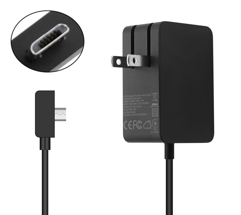 USB Charging Port 13W 5.2V 2.5A AC Power Adapter Charger Cord Replacement For Microsoft Surface 3 1623 1624 1645 Tablet Charger
