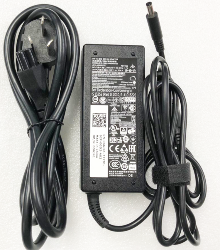 DELLL Original 65W power adapter Laptop Ac Adapter Charger For dell 14 7000 7572 7460 15 7560 latitude 3490 3390 HA65NS5-00