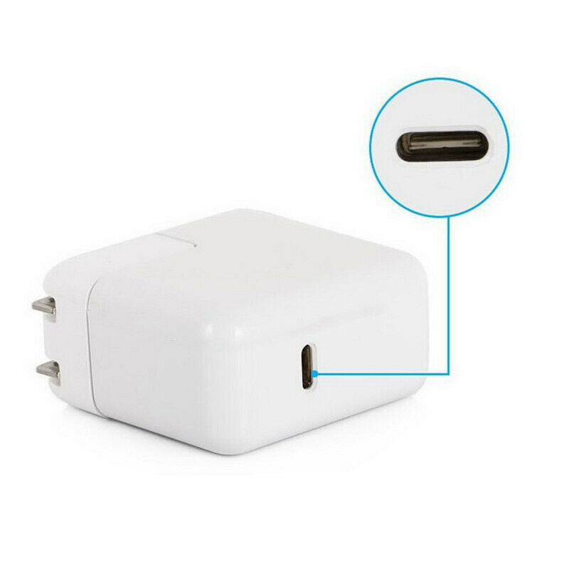 USB 3.1 Type C Power Adapter 61W Charger For Apple Macbook Laptop Power Supply