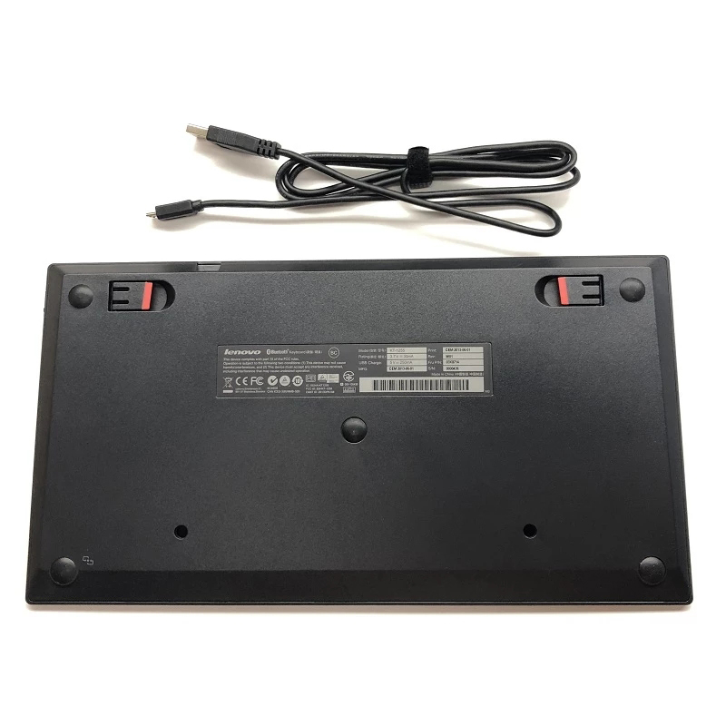 For Thinkpad USI English Bluetooth wireless Keyboard KT-1255 with USB Charge Cable for phone Tablet PC Laptop FRU P/N 03X8714