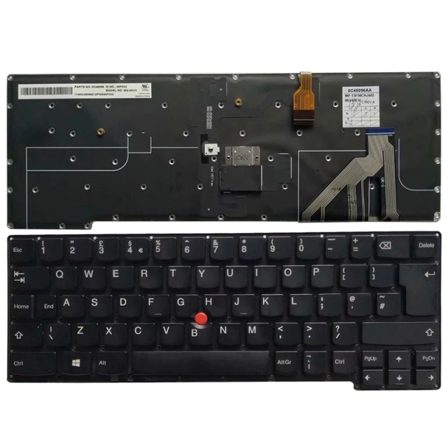 NEW UK Laptop keyboard with backlit for lenovo thinkpad X1C 2014 x1 ...