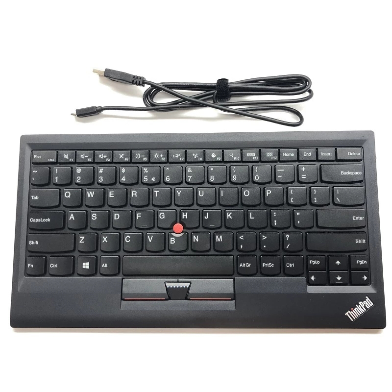 For Thinkpad USI English Bluetooth wireless Keyboard KT-1255 with USB Charge Cable for phone Tablet PC Laptop FRU P/N 03X8714