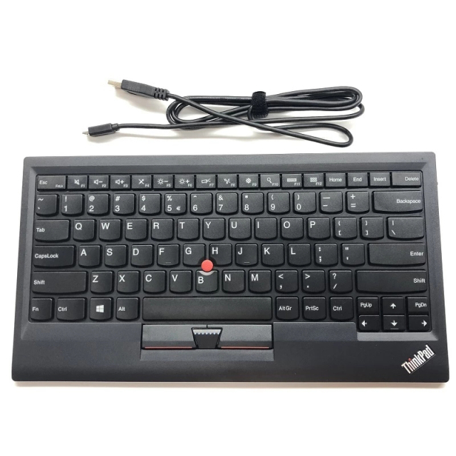 For Thinkpad USI English Bluetooth wireless Keyboard KT-1255 with USB Charge Cable for phone Tablet PC Laptop FRU P/N 03X8714