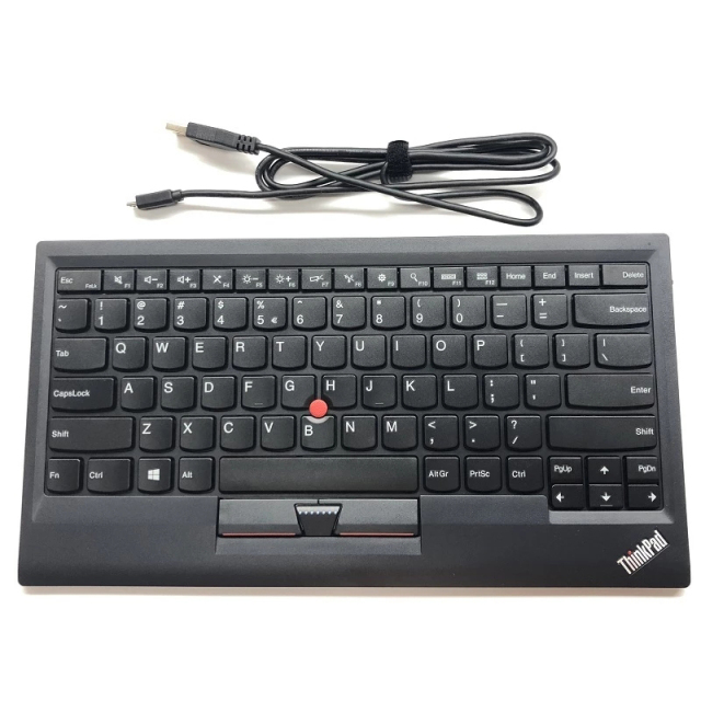 For Thinkpad USI English Bluetooth wireless Keyboard KT-1255 with USB Charge Cable for phone Tablet PC Laptop FRU P/N 03X8714