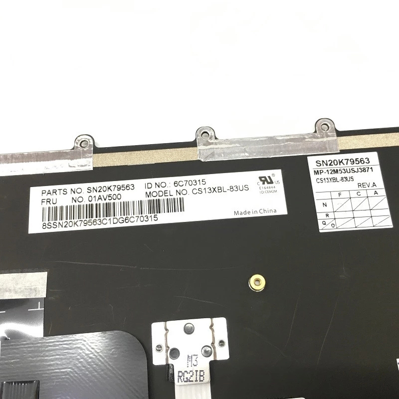 New Original US English Backlight Keyboard for Thinkpad X230S X240 X240S X250 X260 Laptop FRU PN 01AV500 01AV540 04X0177 04X0215