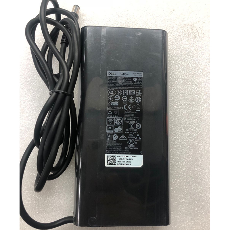 Original 19.5V 12.31A 240W Laptop Charger Adapter For Dell Alienware M17X M18X R1 R2 R3 R4 R5 R6 GAMING Notebook Power Supply