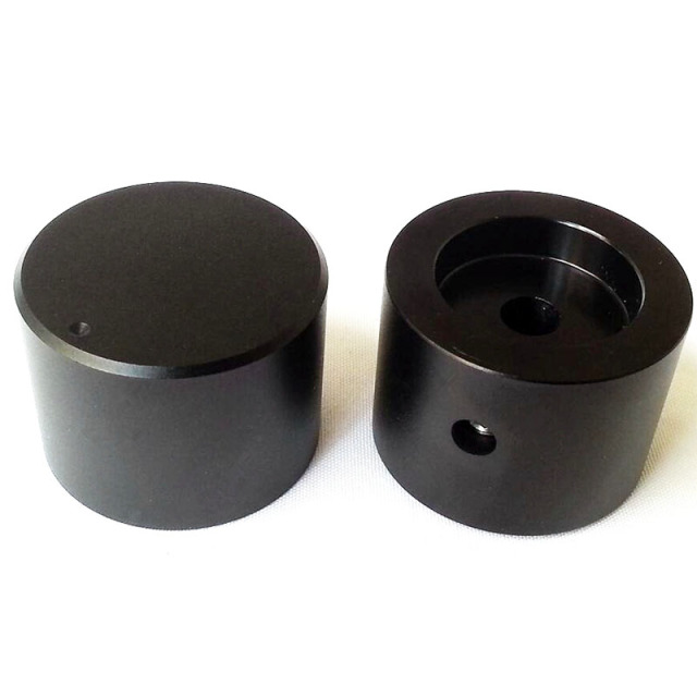 30x22mm Sand Blasting Machined Solid Aluminum Potentiometer Knob For Hifi Audio DIY AMP Radio Speaker DAC Turntable Record CD 6mm Hole