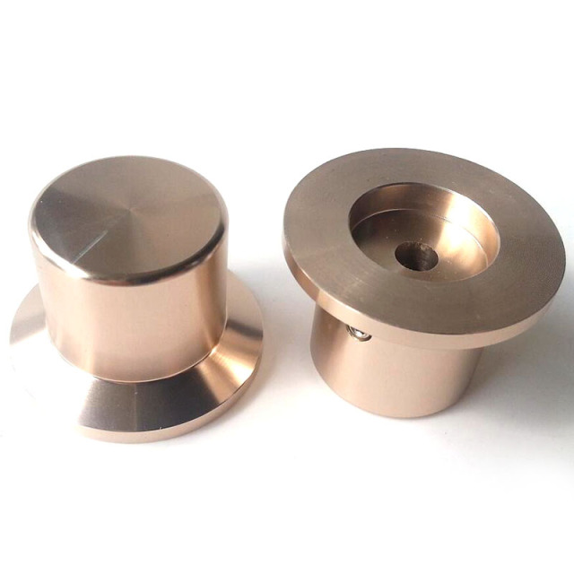 38X26X26mm Machined Solid Aluminum Potentiometer Knob For Hifi Audio DIY AMP Radio Speaker DAC Turntable Record CD 6mm Hole