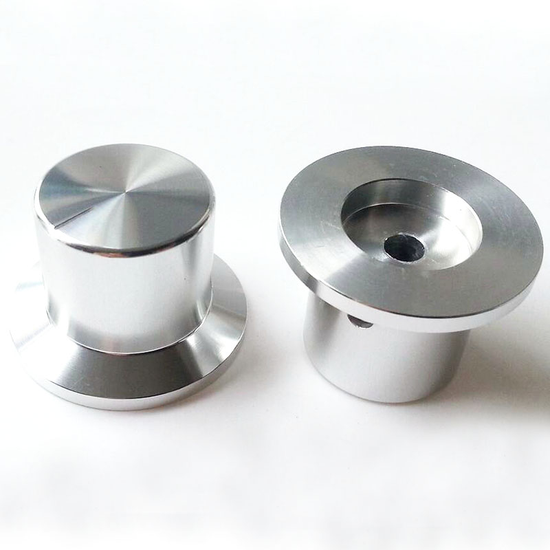 38X26X26mm Machined Solid Aluminum Potentiometer Knob For Hifi Audio DIY AMP Radio Speaker DAC Turntable Record CD 6mm Hole