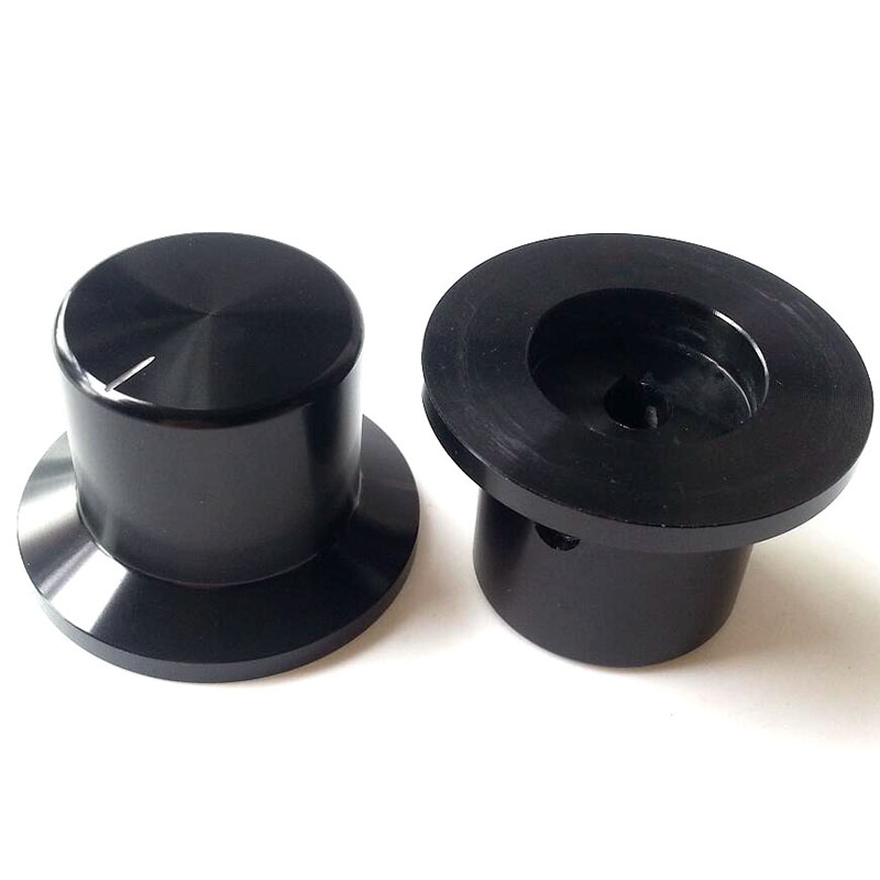 38X26X26mm Machined Solid Aluminum Potentiometer Knob For Hifi Audio DIY AMP Radio Speaker DAC Turntable Record CD 6mm Hole